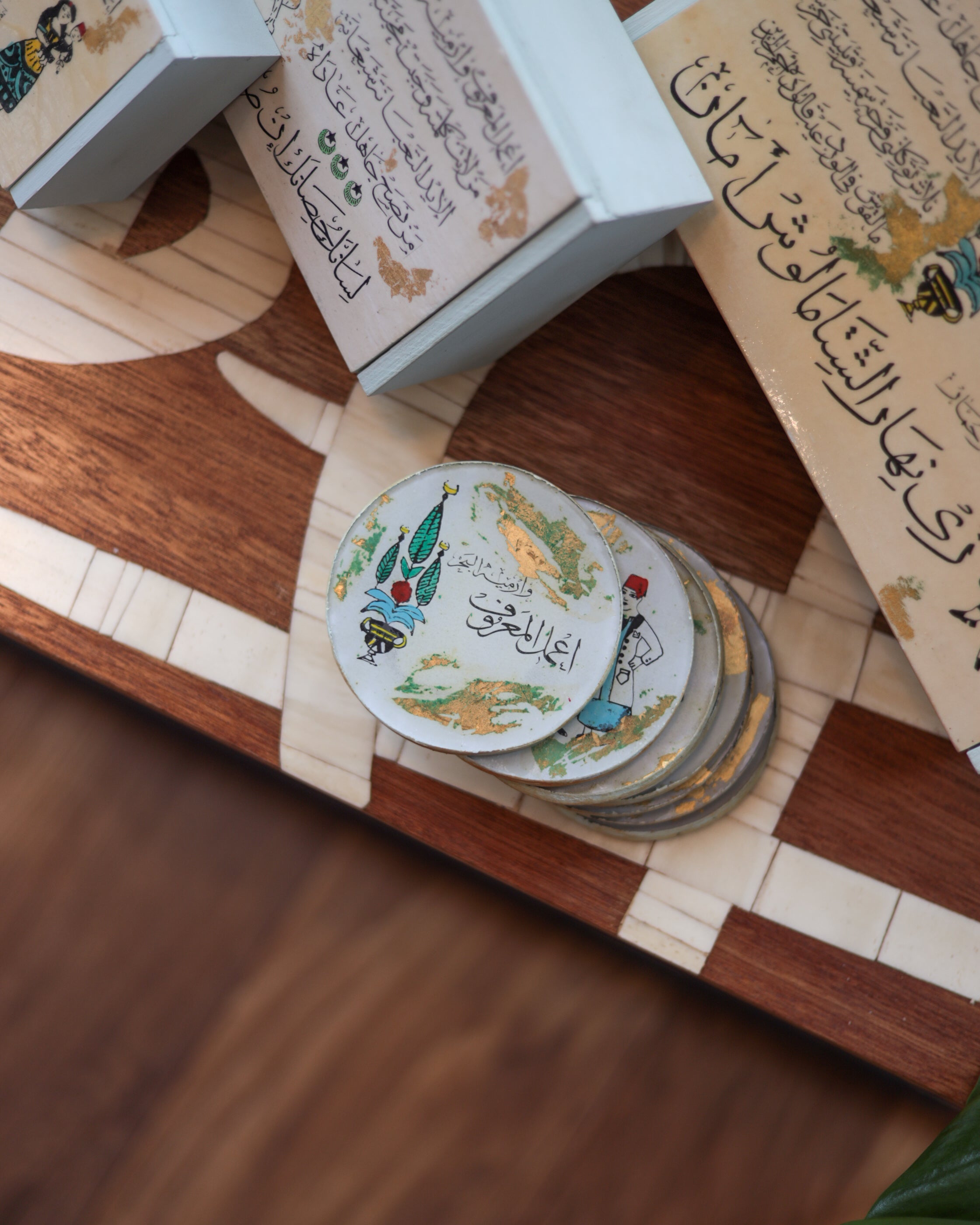 Karkadé Coasters