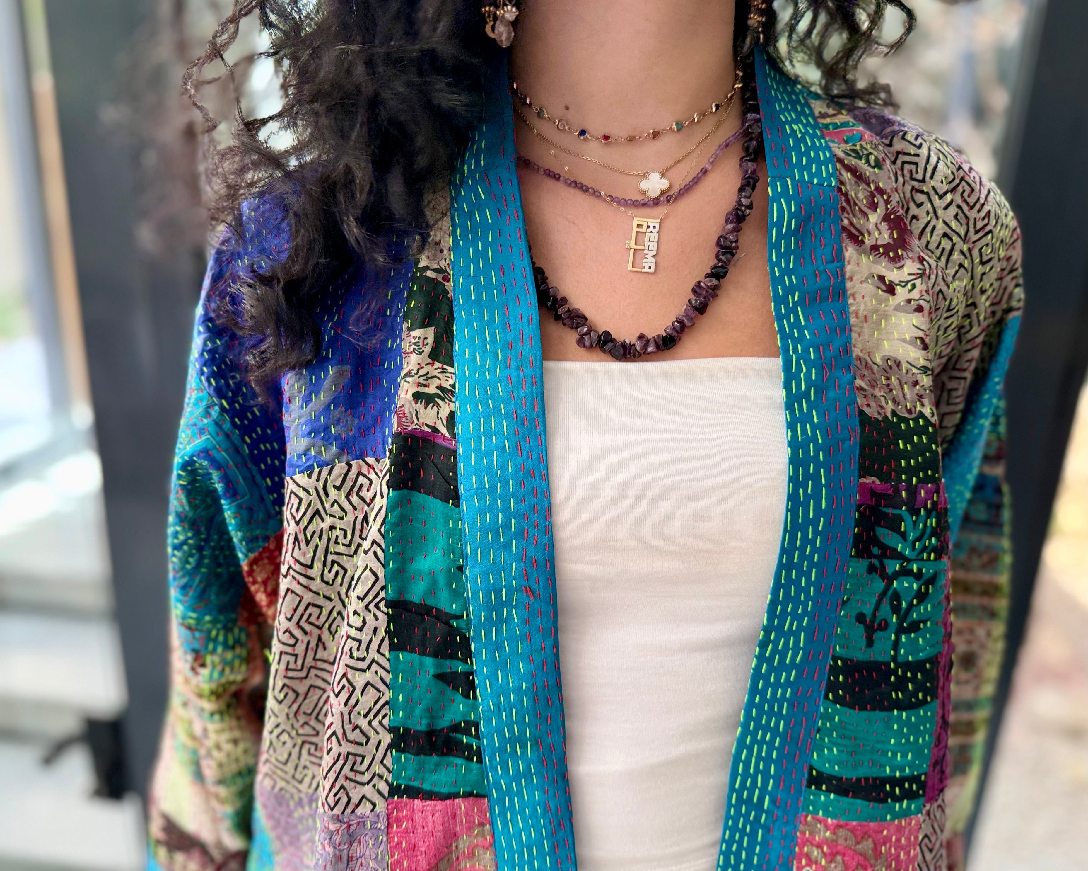 Peacock Courtyard | Teal Rose Abaya