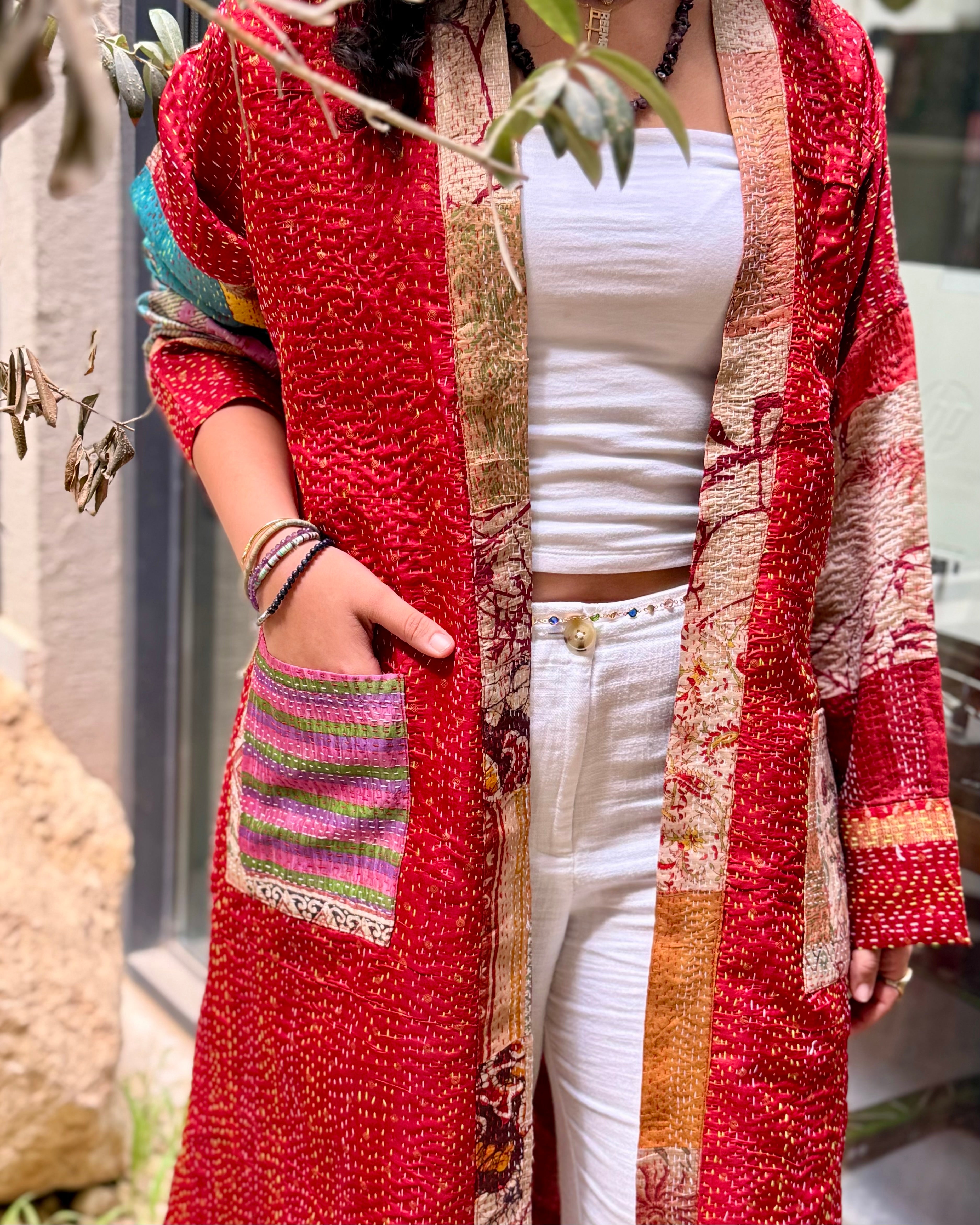 Spice Market Rhapsody | Crimson Glow Abaya