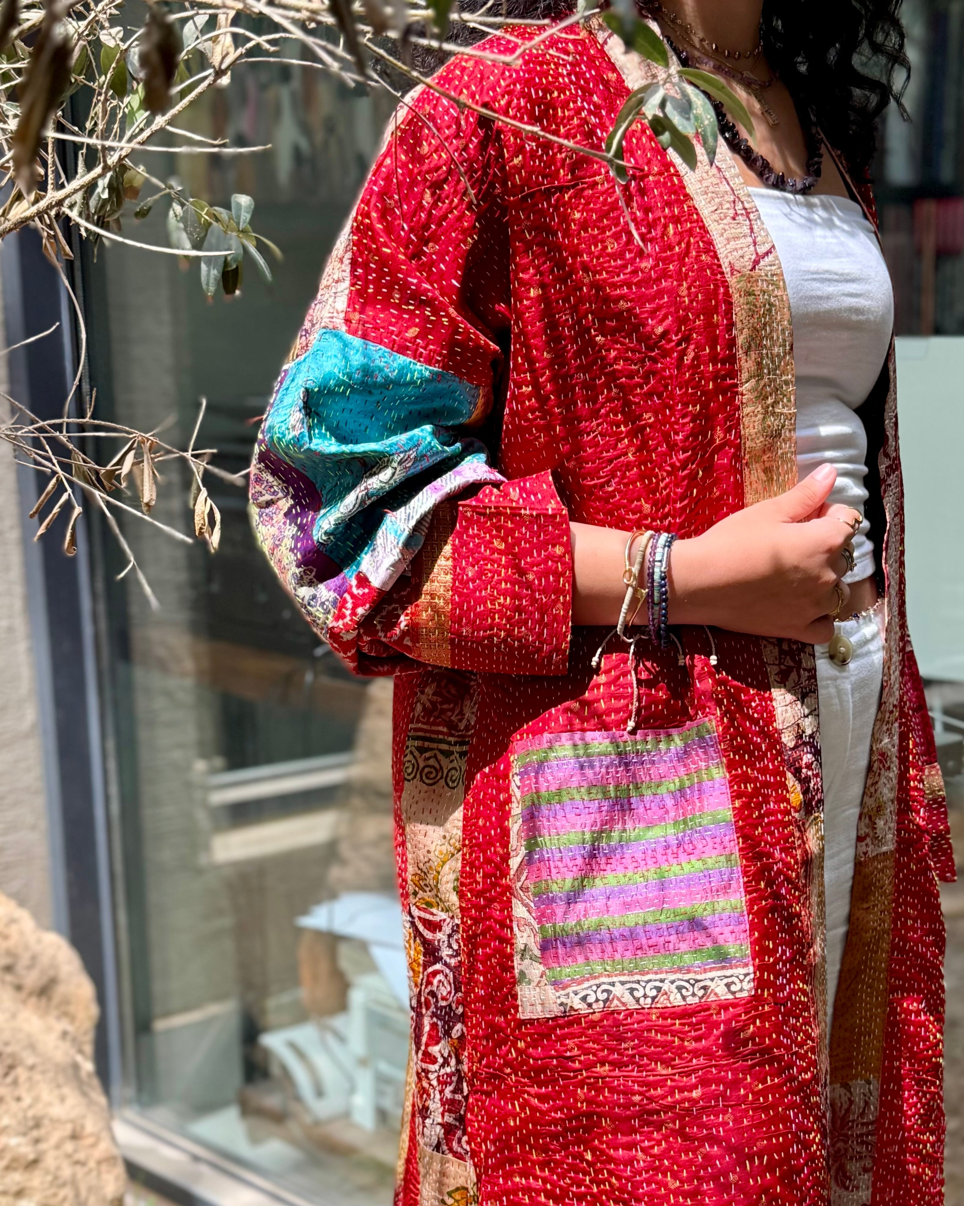 Spice Market Rhapsody | Crimson Glow Abaya