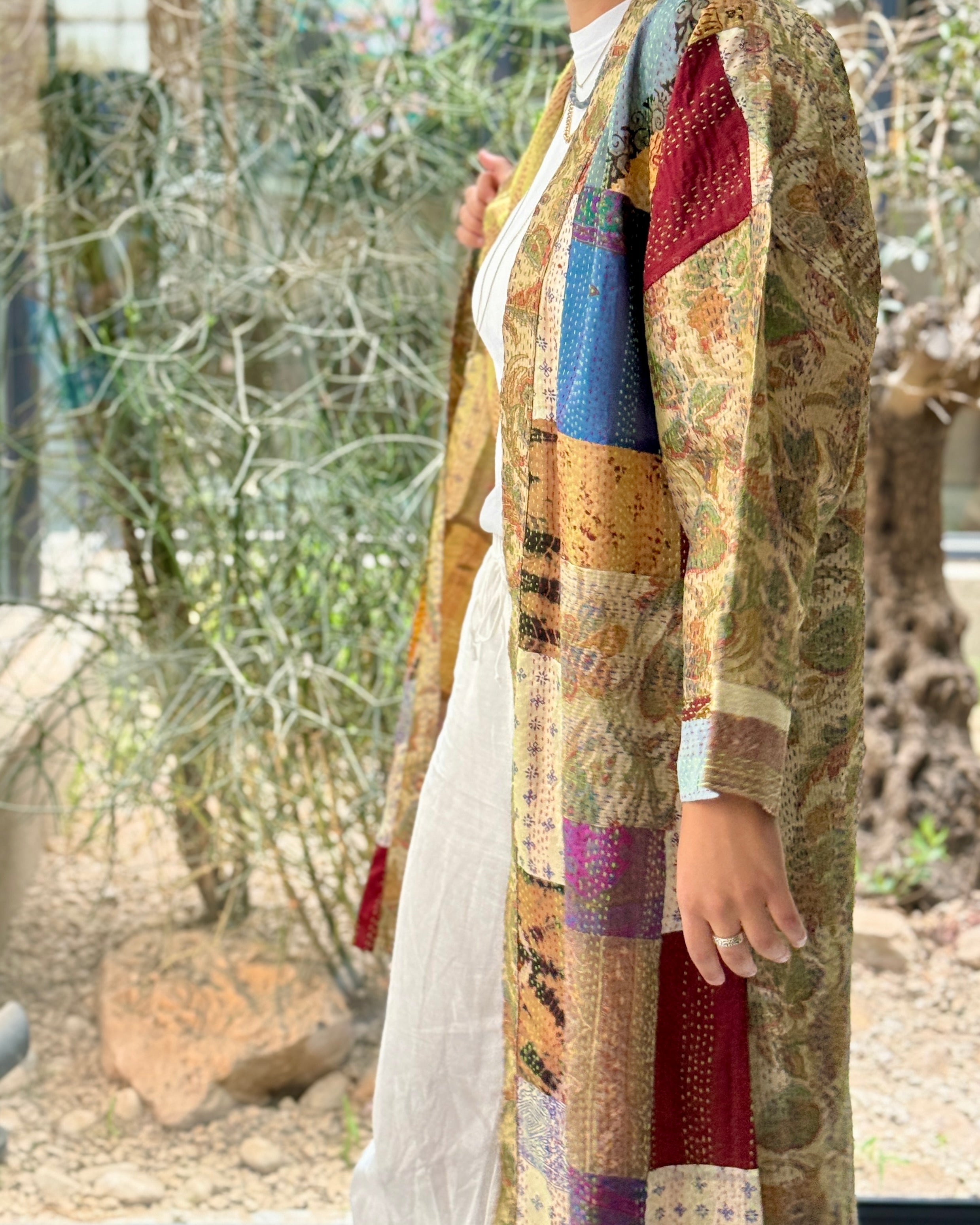 Spice Market Rhapsody | Burgundy Gold Abaya