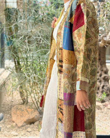 Spice Market Rhapsody | Burgundy Gold Abaya
