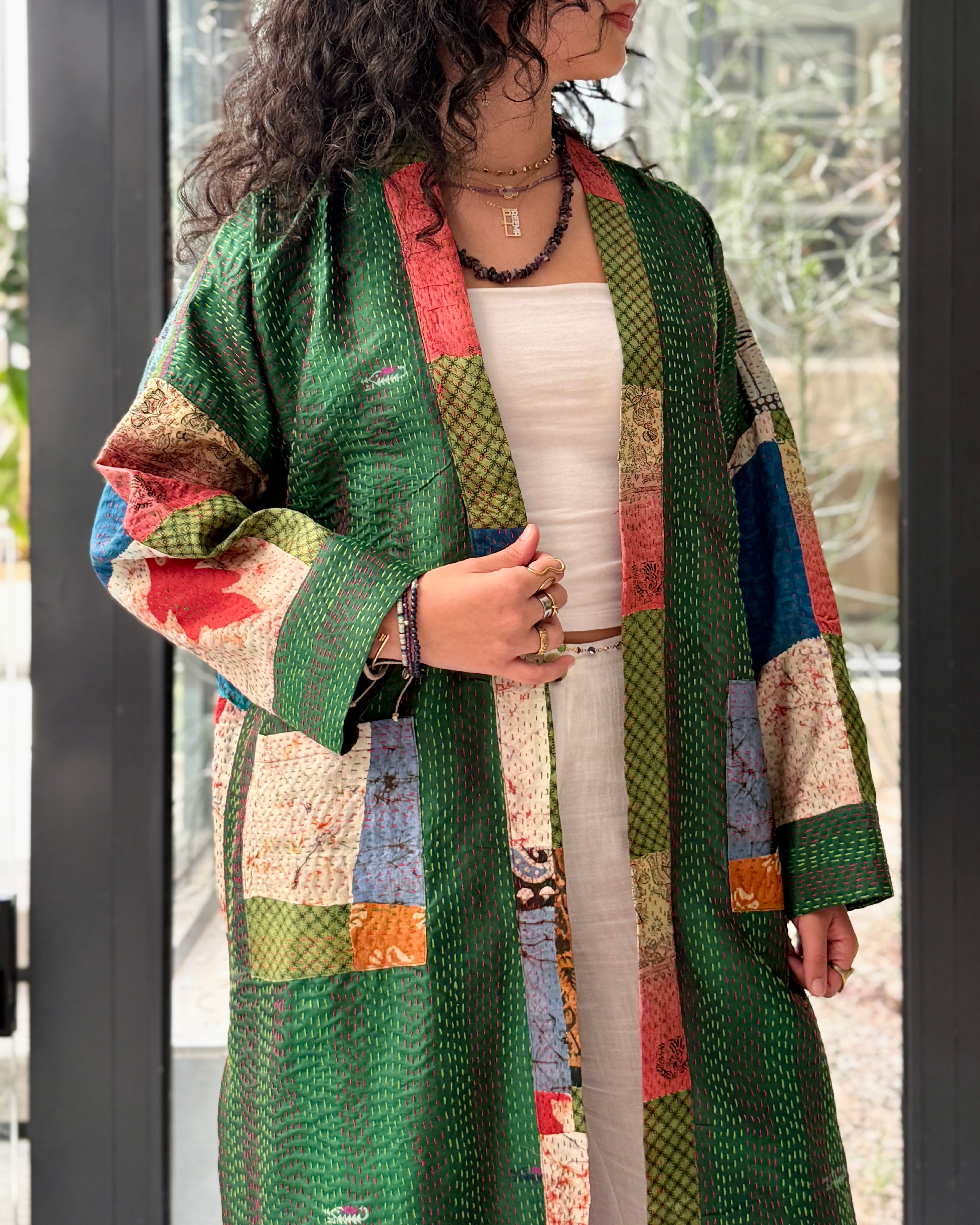 Peacock Courtyard | Emerald Sitara Abaya