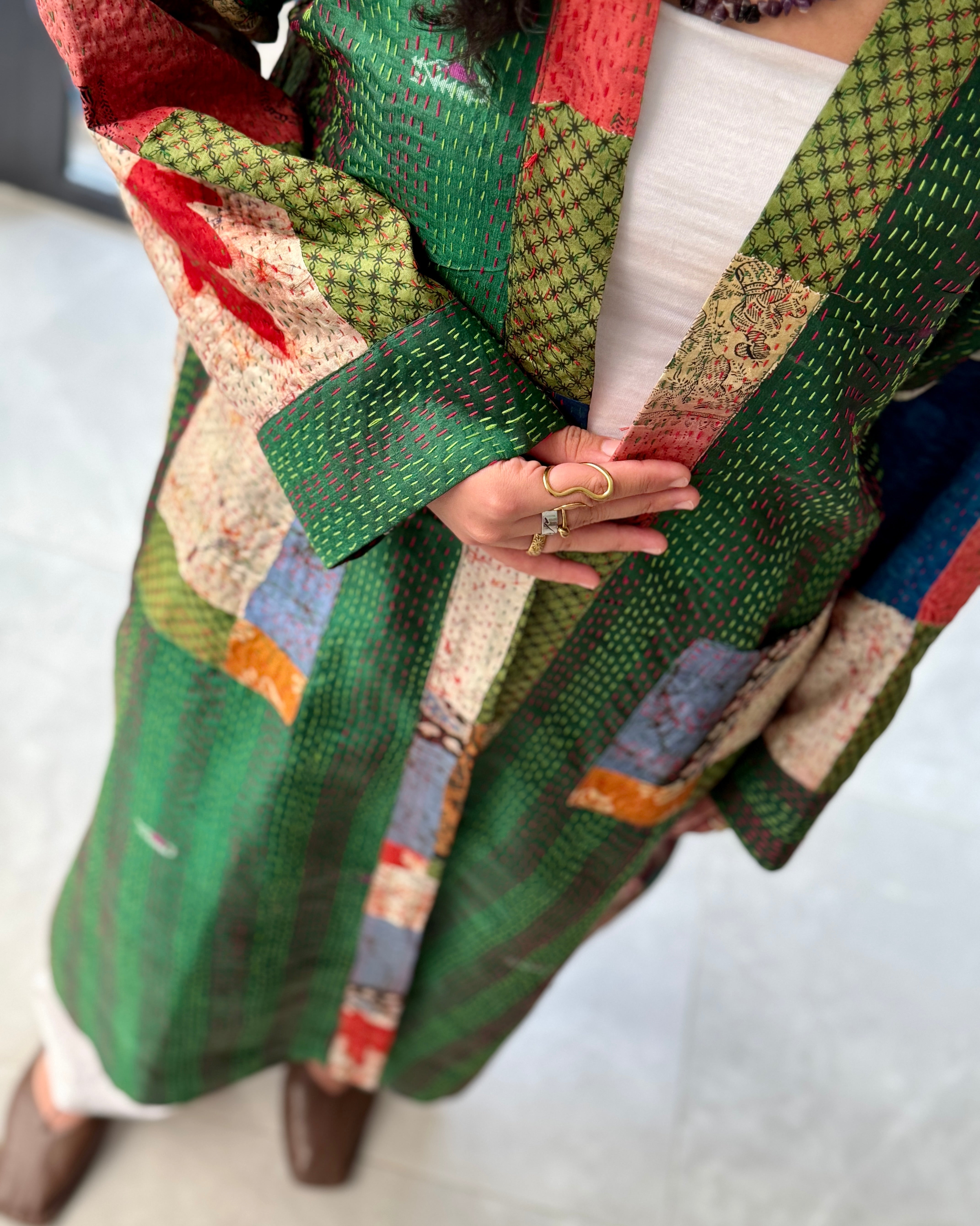 Peacock Courtyard | Emerald Sitara Abaya