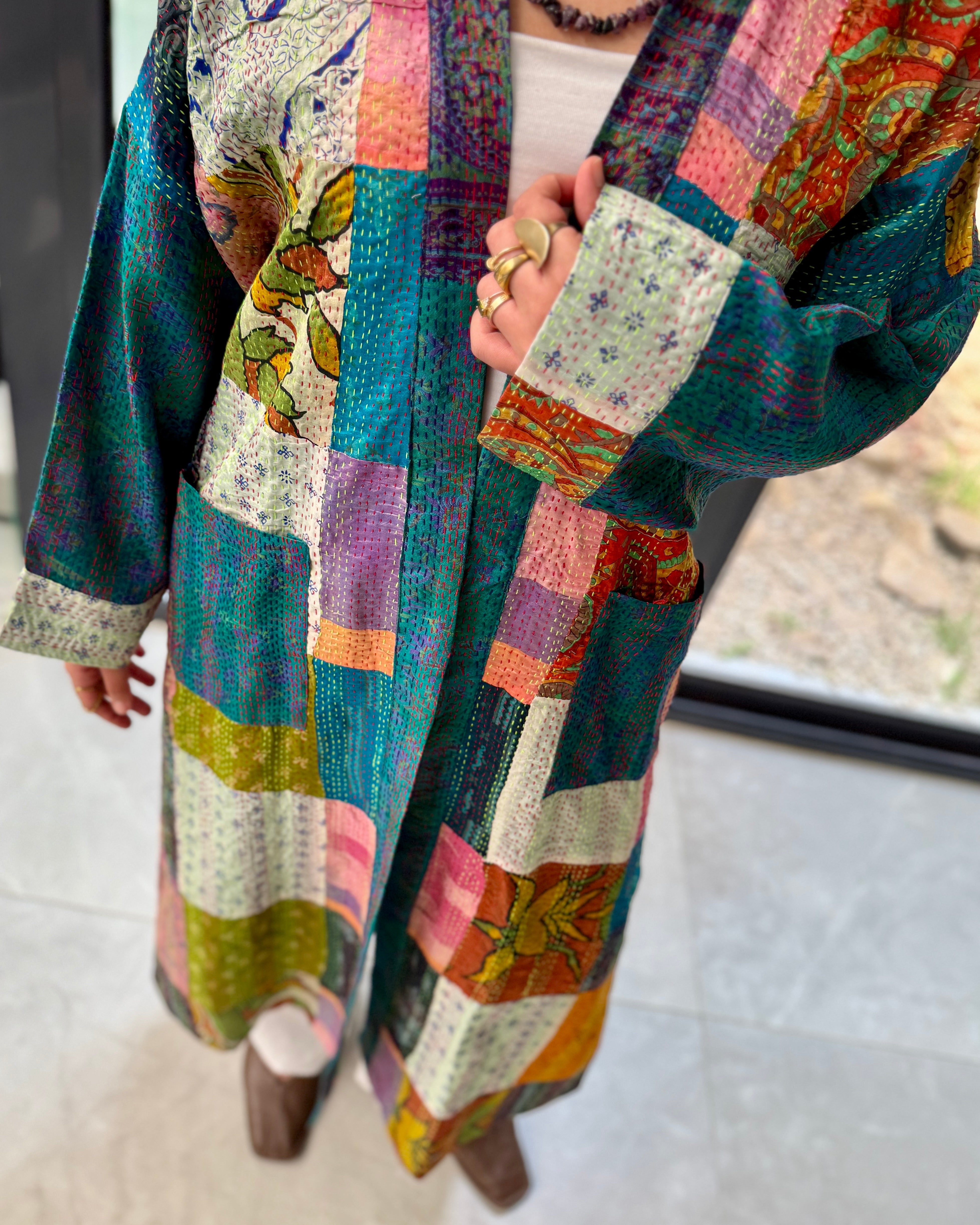 Peacock Courtyard | Cobalt Murmurs Abaya