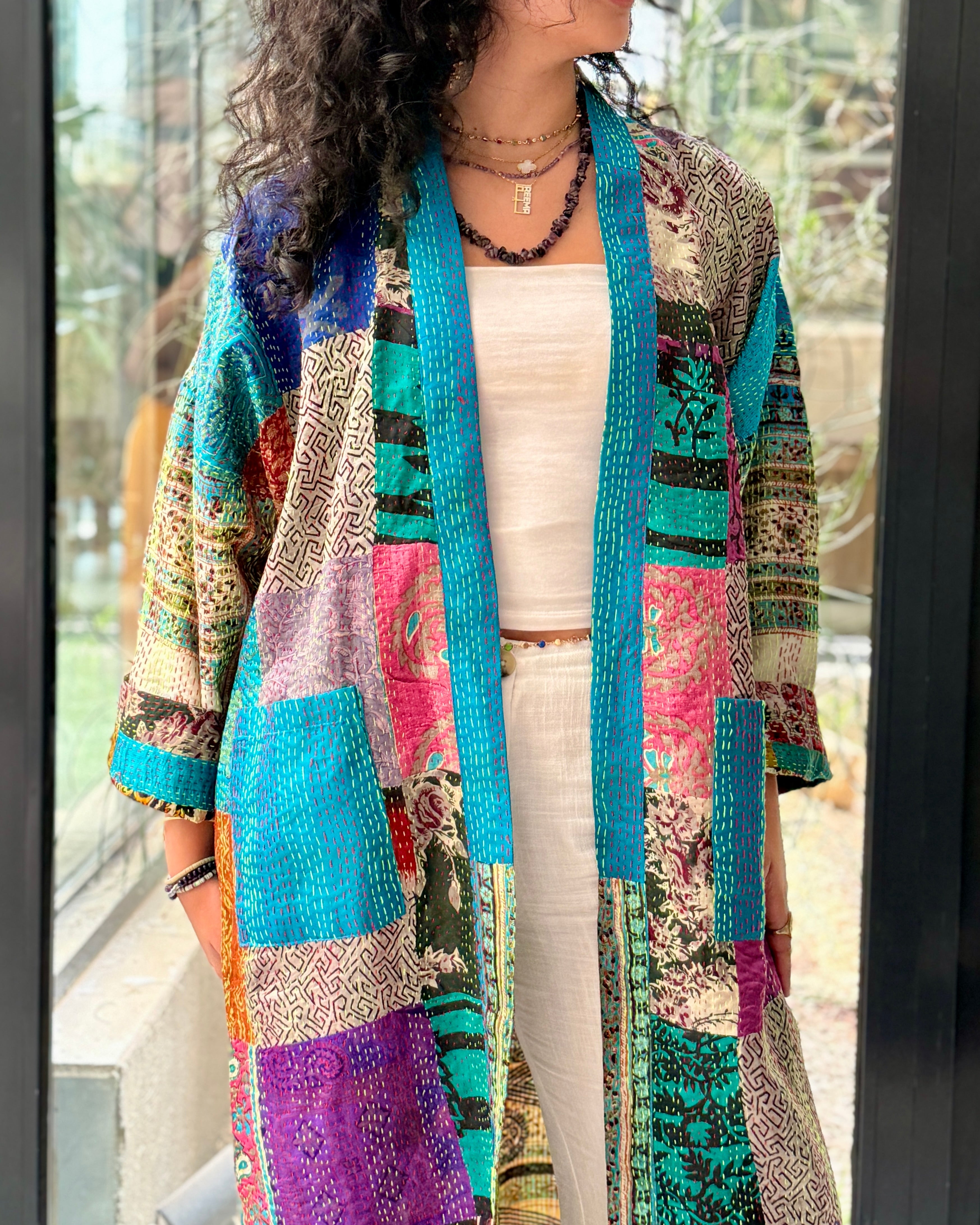 Peacock Courtyard | Teal Rose Abaya