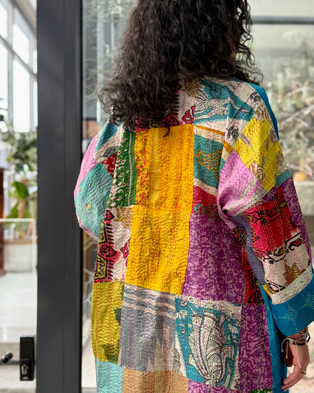 Peacock Courtyard | Teal Delbar Abaya