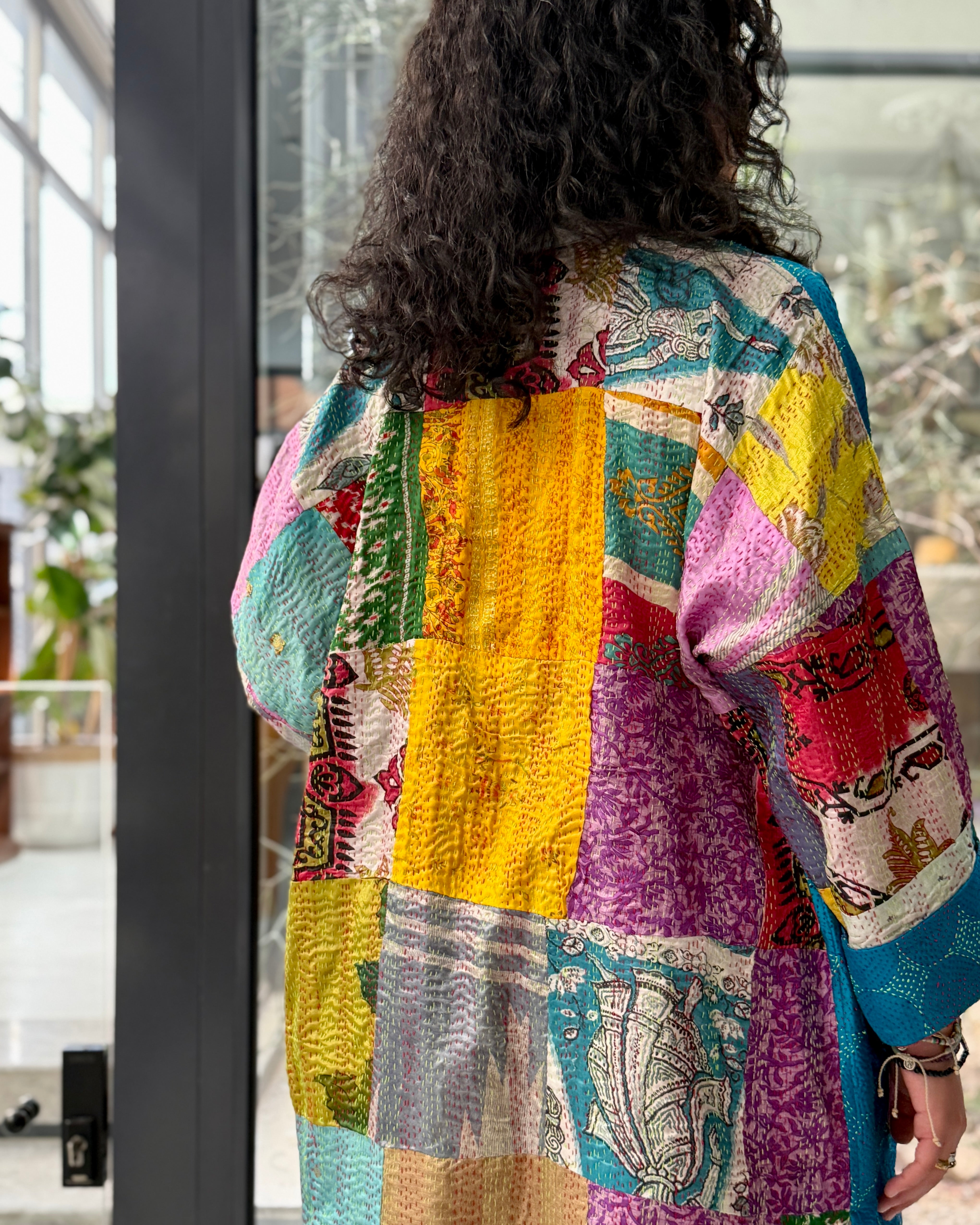 Peacock Courtyard | Teal Delbar Abaya