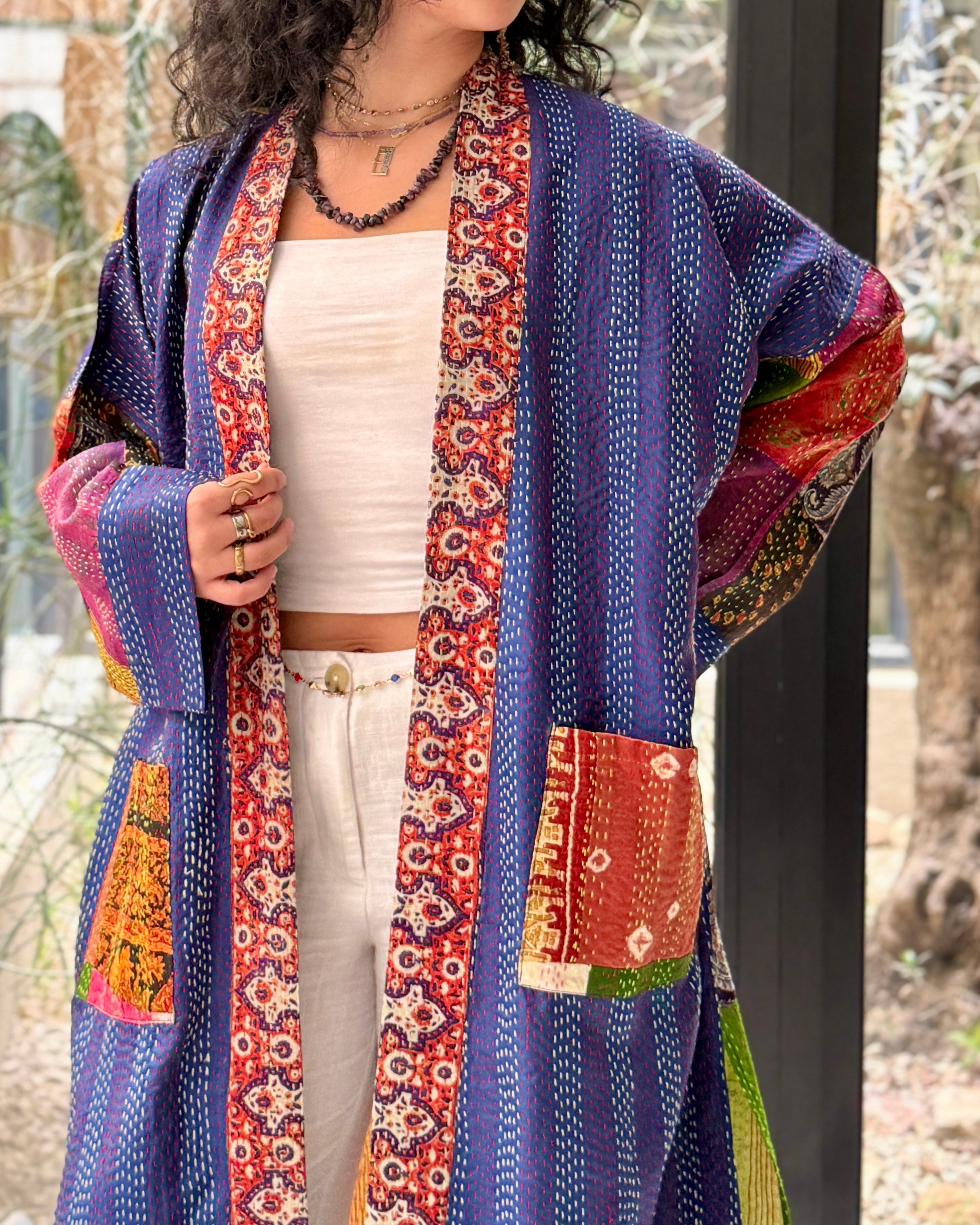 Indigo Dreams | Bright Leaf Abaya