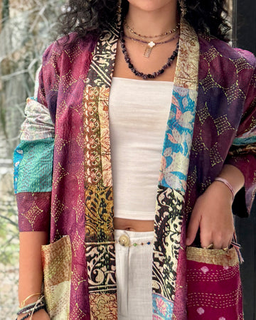 Indigo Dreams | Eternal Plum Abaya