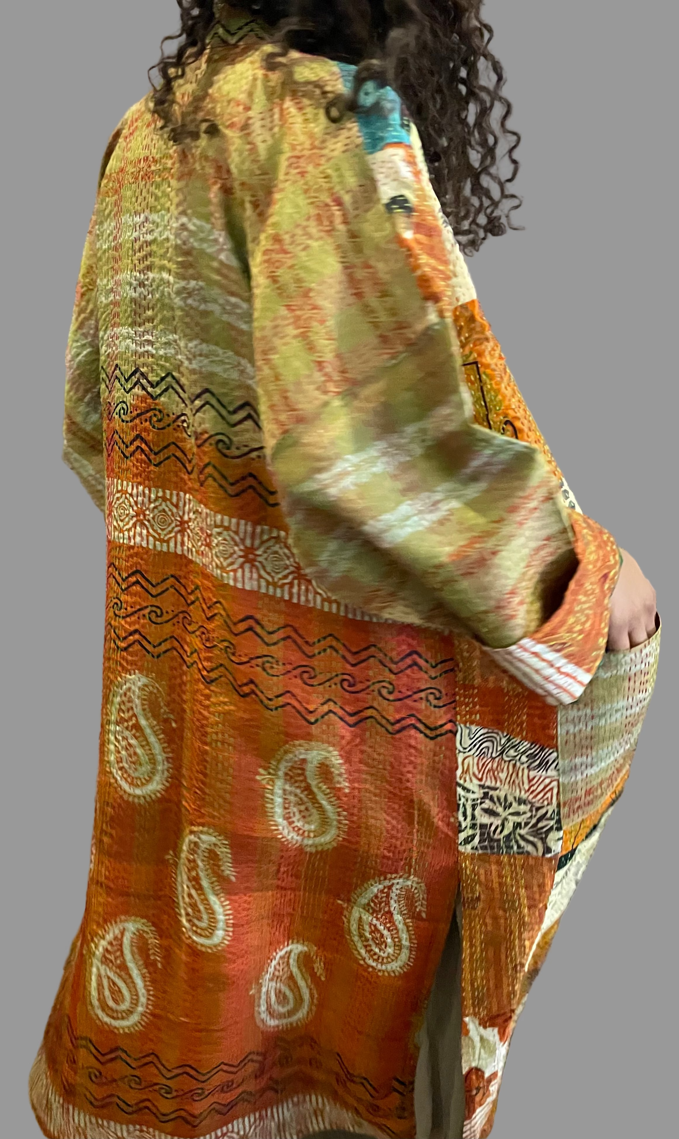 Spice Market Rhapsody | Russet Turquoise Abaya